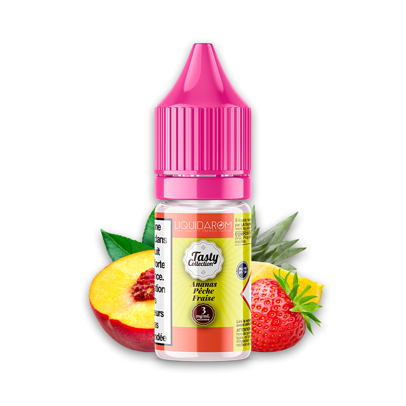 Ananas Pêche Fraise Tasty Collection 10ml 3mg